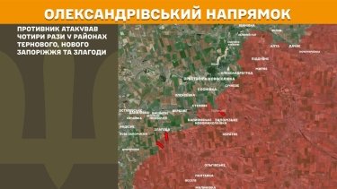 Фото 22 — Карта бойових дій в Україні на 25 лютого 2026 року