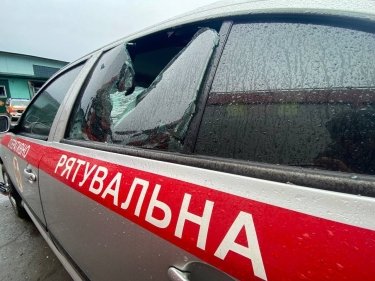 Фото 2 — Российские военные обстреляли вторую пожарную часть за два дня в Херсоне. Есть погибшие и раненые