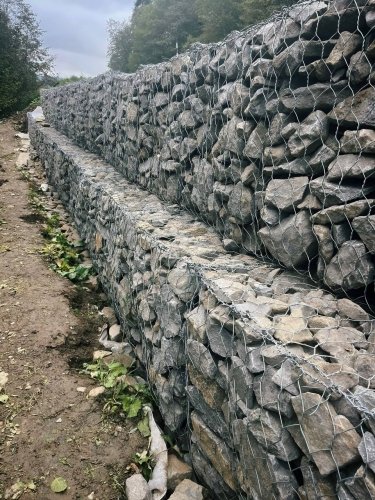 Фото 5 — На Львовщине укрепляют горную дорогу для предотвращения оползней: какие работы выполнены