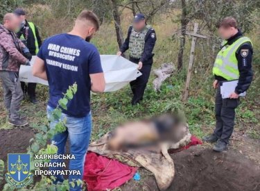 Фото 2 — В освобожденном селе на Харьковщине нашли тела замученных мирных жителей (ФОТО)