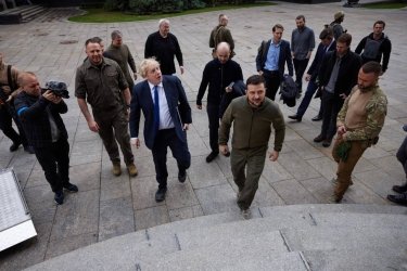 Фото 2 — Премьер Британии Борис Джонсон встретился с Зеленским в Киеве(Обновлено)