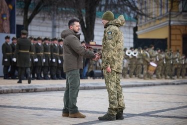 Фото 14 — "Февраль. Год. Несокрушимость": в Киеве прошли торжественные мероприятия к годовщине войны (ФОТО/ВИДЕО)
