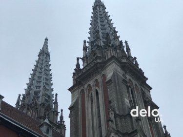 Фото 4 — Посол Польши раскритиковал Минкультуры за разрушающийся в центре Киева костел