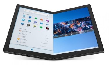 Фото 2 — Lenovo представила первый в мире ноутбук с гибким экраном (ФОТО)