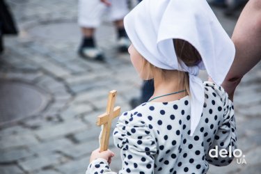 Фото 47 — "Мы сюда приехали мира просить" — как в Киеве прошел Крестный ход УПЦ МП (фото)