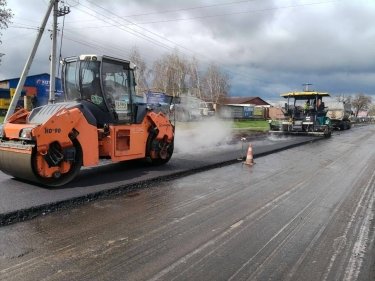 ремонт дороги, спецтехніка