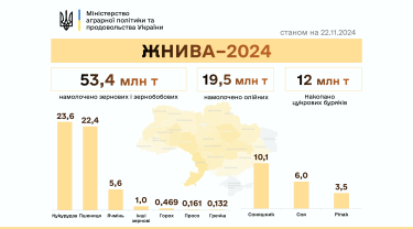 Фото 2 — Жнива-2024: аграрії майже закінчили збір урожаю