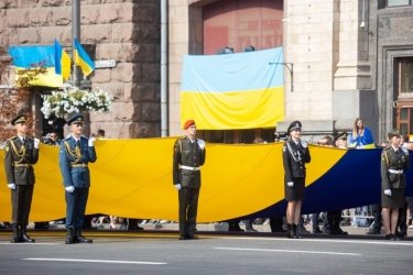 Фото 4 — Как прошел военный парад ко Дню Независимости Украины в Киеве (ФОТОРЕПОРТАЖ)