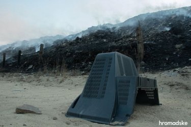 Фото 3 — Пожар в Луганской области: открытого огня уже нет, но еще тлеют отдельные ячейки (ФОТО)
