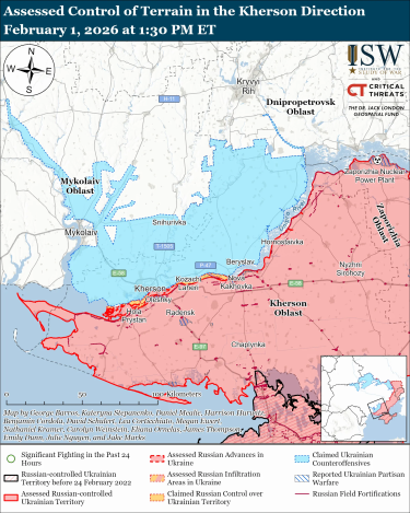 Фото 7 — Карта боевых действий в Украине на 2 февраля 2026 года