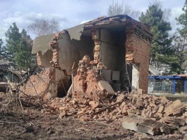 Фото 2 — Очередная атака "шахедами" - в Полтавской области попадание в инфраструктурный объект, в Днепропетровской - пожар на элеваторе