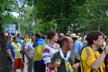 Фото 24 — Матч Евро-2012 Украина-Франция в Донецке: фоторепортаж