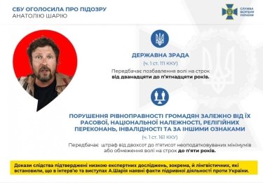 Фото 2 — СБУ объявила Шарию о подозрении в госизмене (ФОТО, ВИДЕО)