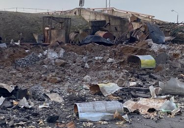 Фото 5 — Военные показали фото последствий удара по ОПЗ (ФОТО, ВИДЕО)