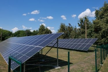 Одна з СЕС у Чернігівській області