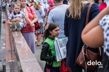 Фото 28 — "Мы сюда приехали мира просить" — как в Киеве прошел Крестный ход УПЦ МП (фото)