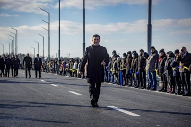 Фото 3 — У Запоріжжі відкрили найбільший в Україні вантовий міст (ФОТО, ВІДЕО)