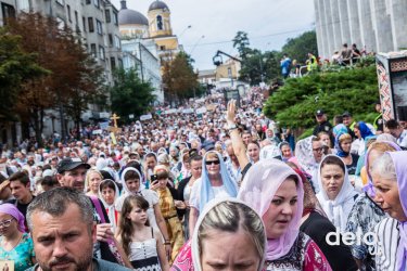 Фото 38 — "Мы сюда приехали мира просить" — как в Киеве прошел Крестный ход УПЦ МП (фото)