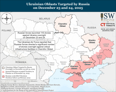 Фото 11 — Карта бойових дій в Україні на 25 грудня 2025 року
