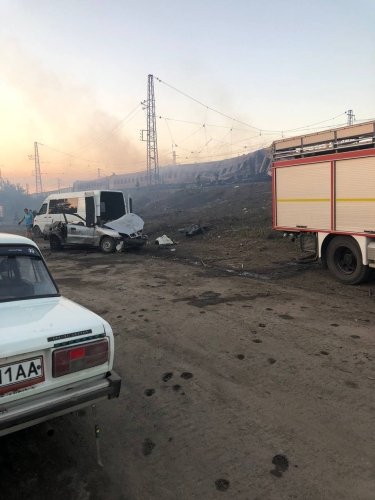 Фото 5 — 22 человека погибли в результате ракетного удара по поезду на станции Чаплино - Зеленский
