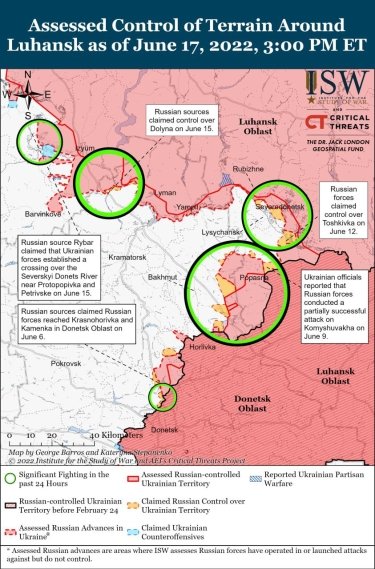 Фото 4 — ВСУ контратакуют в направлении Изюма, чтобы отвлечь оккупантов от Славянска, – ISW