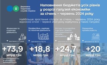 Фото 2 — З початку 2024 року фінансовий сектор збільшив сплату податків у 2,7 разів
