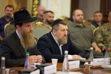 Фото 61 — Зеленський зустрівся з єврейським духовенством напередодні Рош га-Шана (ФОТО, ВІДЕО)