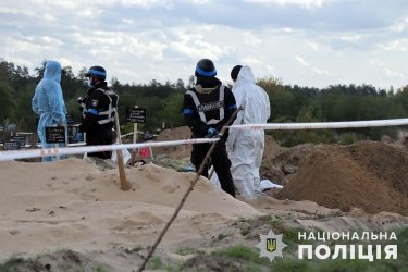 Фото 5 — В Лимане эксгумировали из братской могилы 34 украинских военных