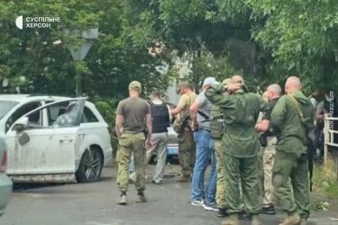 Фото 4 — В Херсоне взорвали авто начальника исправительной колонии, перешедшего на сторону россиян