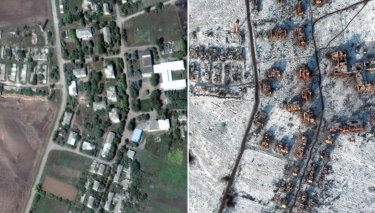 Фото 3 — Maxar опубликовала спутниковые снимки разрушений в Соледаре (ФОТО)