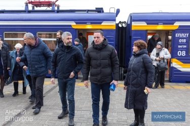 Фото 4 — Электропоезд Dnipro City Express совершил первый рейс из Каменского