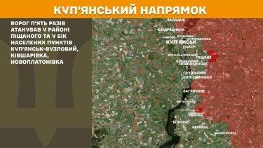 Фото 18 — Карта бойових дій в Україні на 26 червня 2026 року