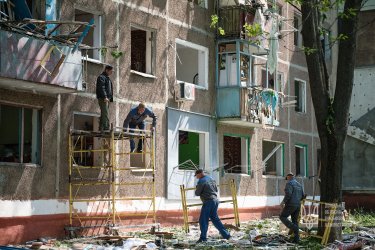 Фото 3 — В Краматорске в результате вражеских утренних обстрелов повреждено более 800 квартир, - глава ОВА