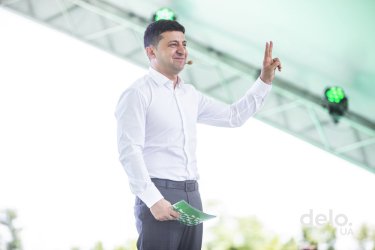 Фото 12 — Как Зеленский с Разумковым представляли своих кандидатов в народные депутаты (ФОТО)