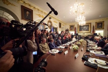 Зеленський і Трамп на обіді в Білому домі