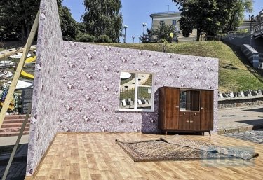 Фото 40 — В Киеве разгромили скандальную выставку на Аллее Небесной Сотни: есть задержанные (ФОТО)
