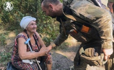 Украинские военные в Работино. Источник: Анна Маляр / Telegram