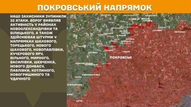 Фото 15 — Карта бойових дій в Україні на 27 липня 2026 року