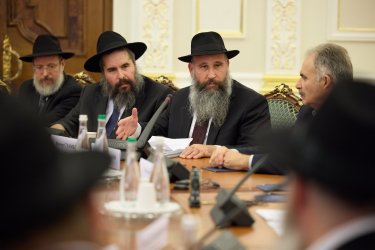 Фото 60 — Зеленський зустрівся з єврейським духовенством напередодні Рош га-Шана (ФОТО, ВІДЕО)