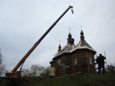 Фото 2 — В Каневе восстановили Тарасову церковь по строму рисунку французcкого художника