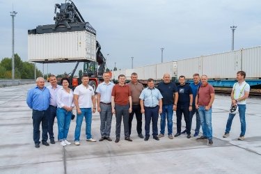 Фото 5 — Сухой порт в Винницкой области принял первые грузы (ФОТО)
