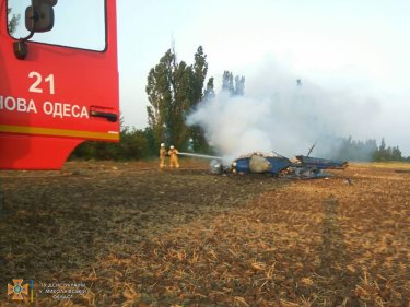 Фото 3 — Под Николаевом разбился вертолет: есть жертвы (ФОТО)