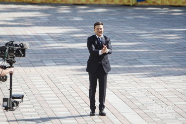 Фото 8 — Как Владимир Зеленский приносил присягу народу Украины (ФОТО)