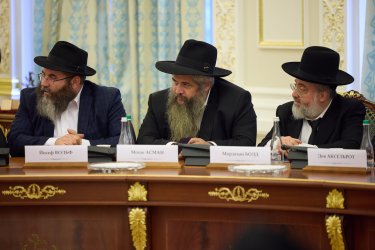 Фото 48 — Зеленський зустрівся з єврейським духовенством напередодні Рош га-Шана (ФОТО, ВІДЕО)
