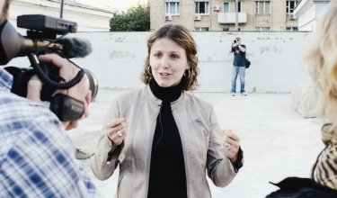 Фото 17 — На Андреевском "Эста Холдинг" устроил очередную арт-выставку на стройплощадке