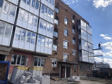 Фото 5 — В Мининфраструктуры показали, как идет восстановление домов в Тростянце