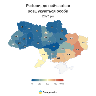 Фото 4 — Рекордну кількість людей подали у розшук у 2023 році: кого шукають найчастіше