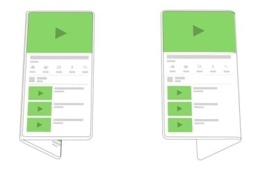 Фото 2 — Google создала смартфон с гибким экраном на новом Android Q (ФОТО)