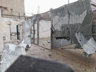 Фото 9 — В Уголовно-исполнительной службе показали последствия обстрела Херсонского СИЗО 4 декабря