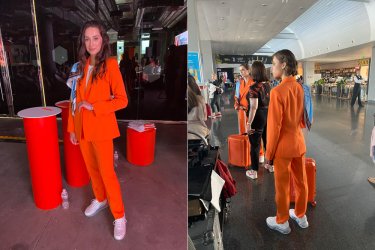 Фото 2 — Авиакомпания SkyUp решила "освежить" униформу стюардесс (ФОТО)